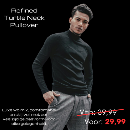 Refined Turtle Neck Pullover